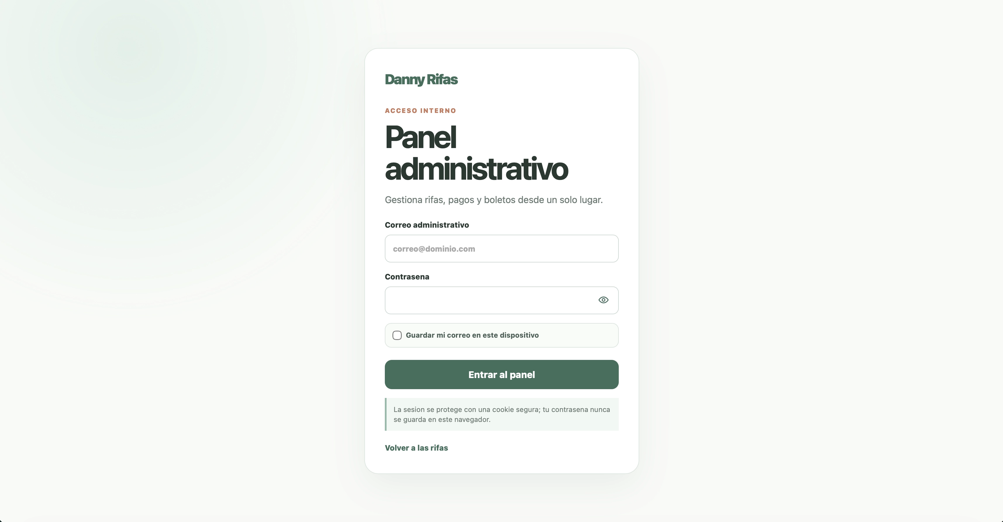 Sorteado / Dani Rifas
